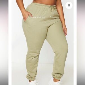 PrettyLittleThing Green Joggers